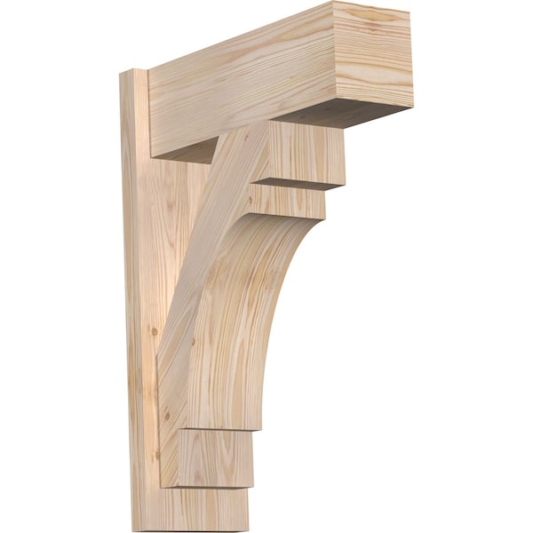 Ekena Millwork Merced Block Smooth Outlooker, Douglas Fir, 7 1/2"W x 20"D x 28"H OUT08X20X28MRC05SDF - main
